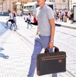 Banuce Waterproof Nylon Briefcase for Men Business Travel 14 Inch Laptop Messenger Bags Satchel Work Bag - Image 2